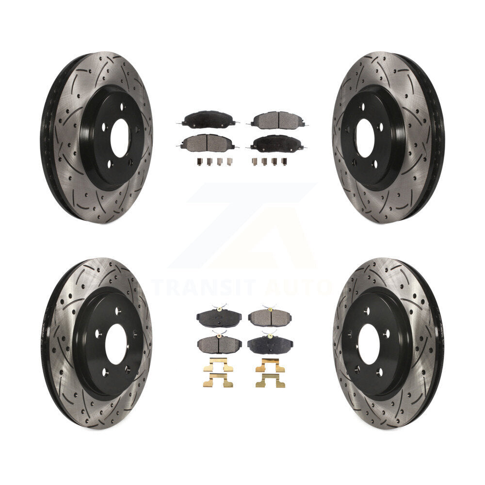 Transit Auto KDT-100219 Disc Brake Kit for 2005-2010 Ford Mustang - Front and Rear