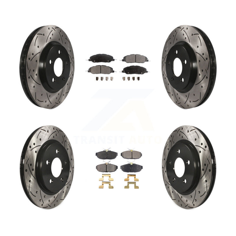Transit Auto KDT-100219 Disc Brake Kit for 2005-2010 Ford Mustang - Front and Rear