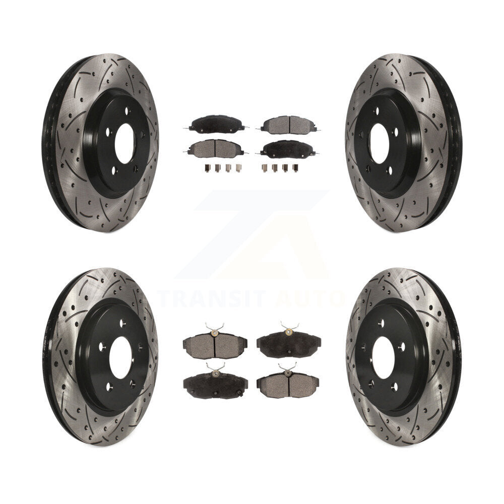 Transit Auto KDT-100220 Disc Brake Kit for 2011-2014 Ford Mustang - Front and Rear