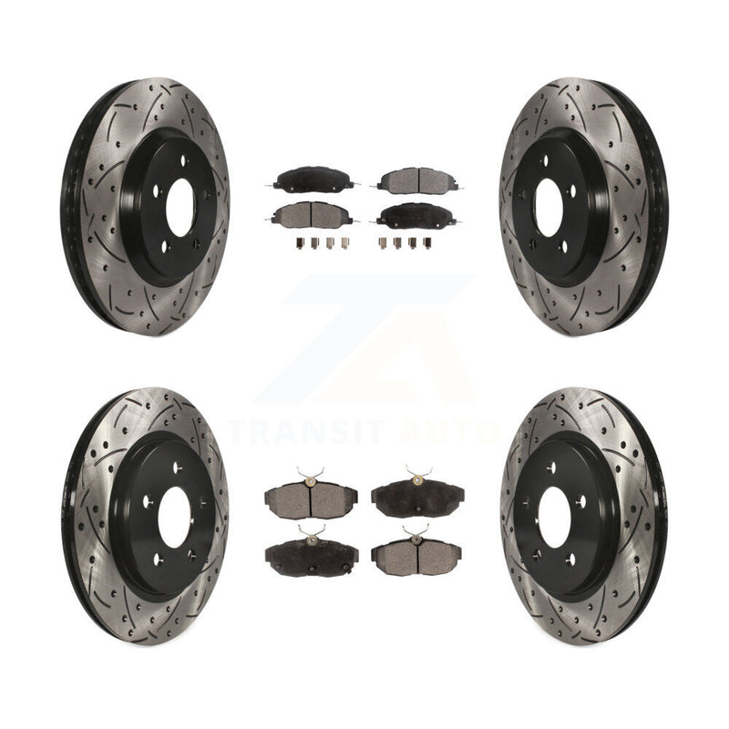 Transit Auto KDT-100220 Disc Brake Kit for 2011-2014 Ford Mustang - Front and Rear