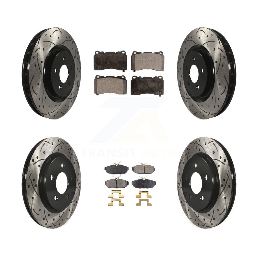Transit Auto KDT-100221 Disc Brake Kit for 2007-2011 Ford Mustang - Front and Rear