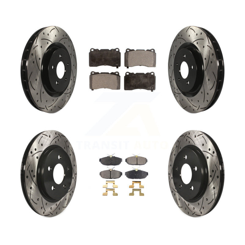 Transit Auto KDT-100221 Disc Brake Kit for 2007-2011 Ford Mustang - Front and Rear