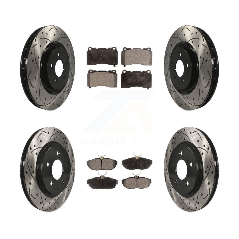 Transit Auto KDT-100222 Disc Brake Kit for 2011-2013 Ford Mustang - Front and Rear