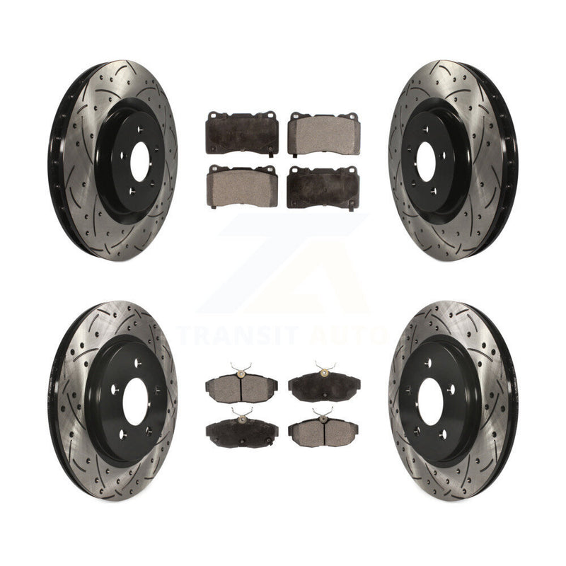 Transit Auto KDT-100222 Disc Brake Kit for 2011-2013 Ford Mustang - Front and Rear