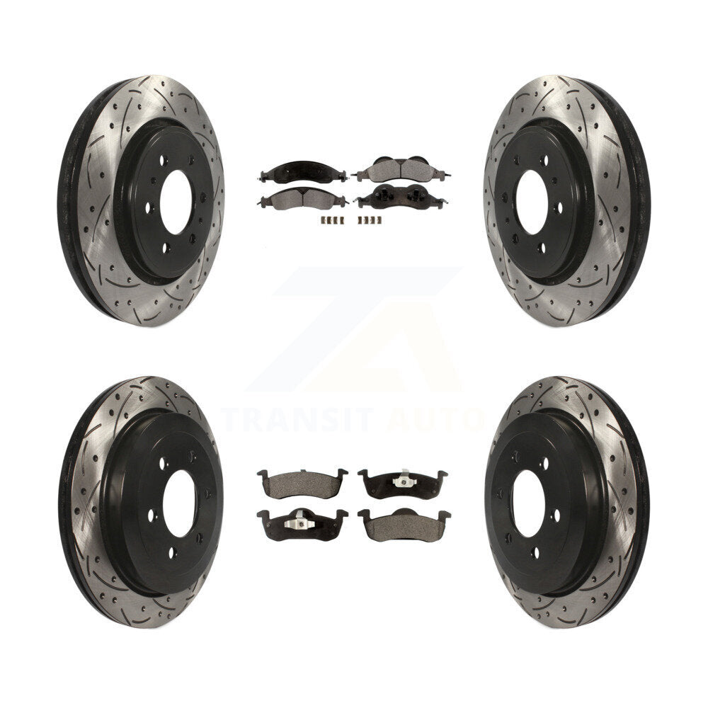 Transit Auto KDT-100224 Disc Brake Kit for 2007-2009 Ford Expedition, Lincoln Navigator - Front and Rear