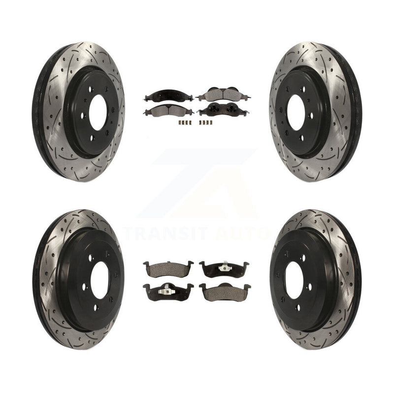 Transit Auto KDT-100224 Disc Brake Kit for 2007-2009 Ford Expedition, Lincoln Navigator - Front and Rear