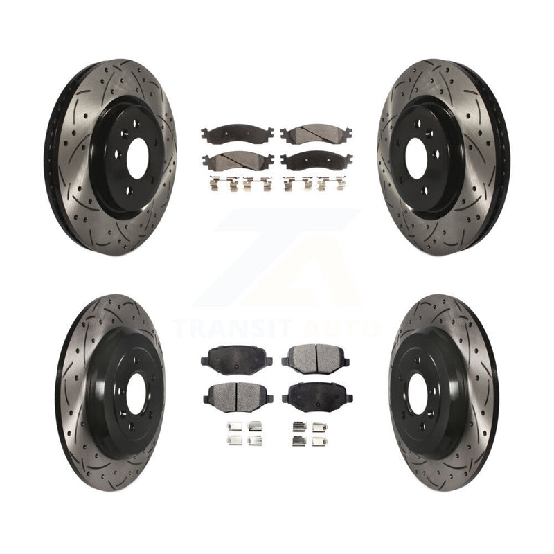 Transit Auto KDT-100228 Disc Brake Kit for 2010-2012 Ford Taurus - Front and Rear