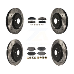 Transit Auto KDT-100232 Disc Brake Kit for 2013 Ford Explorer - Front and Rear