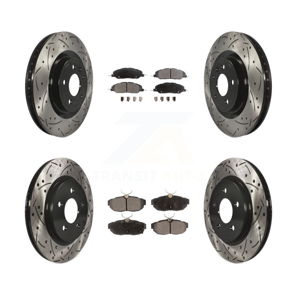 Transit Auto KDT-100235 Disc Brake Kit for 2011-2014 Ford Mustang - Front and Rear