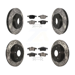 Transit Auto KDT-100236 Disc Brake Kit for 2012-2018 Ford Focus - Front and Rear
