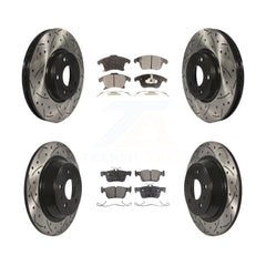 Transit Auto KDT-100241 Disc Brake Kit for 2013-2020 Ford Fusion, Lincoln MKZ - Front and Rear