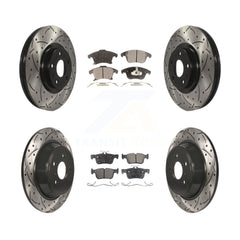 Transit Auto KDT-100242 Disc Brake Kit for 2013-2018 Ford Fusion, Lincoln MKZ - Front and Rear