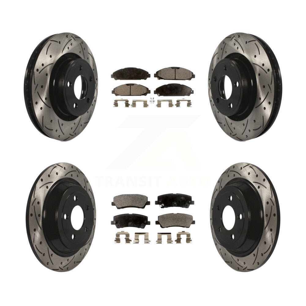 Transit Auto KDT-100245 Disc Brake Kit for 2015-2017 Ford Mustang - Front and Rear
