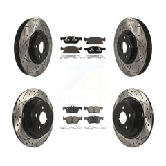 Transit Auto KDT-100246 Disc Brake Kit for 2015-2019 Ford Edge - Front and Rear