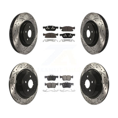 Transit Auto KDT-100249 Disc Brake Kit for 2015-2023 Ford Edge, Lincoln Nautilus, Lincoln MKX - Front and Rear