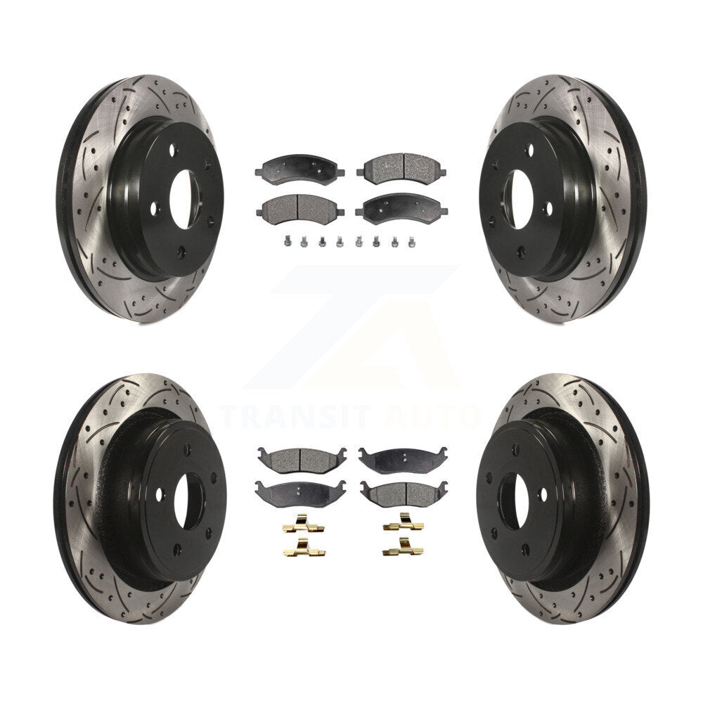 Transit Auto KDT-100250 Disc Brake Kit for 2006-2023 Ram 1500 Classic, Ram 1500 and More - Front and Rear
