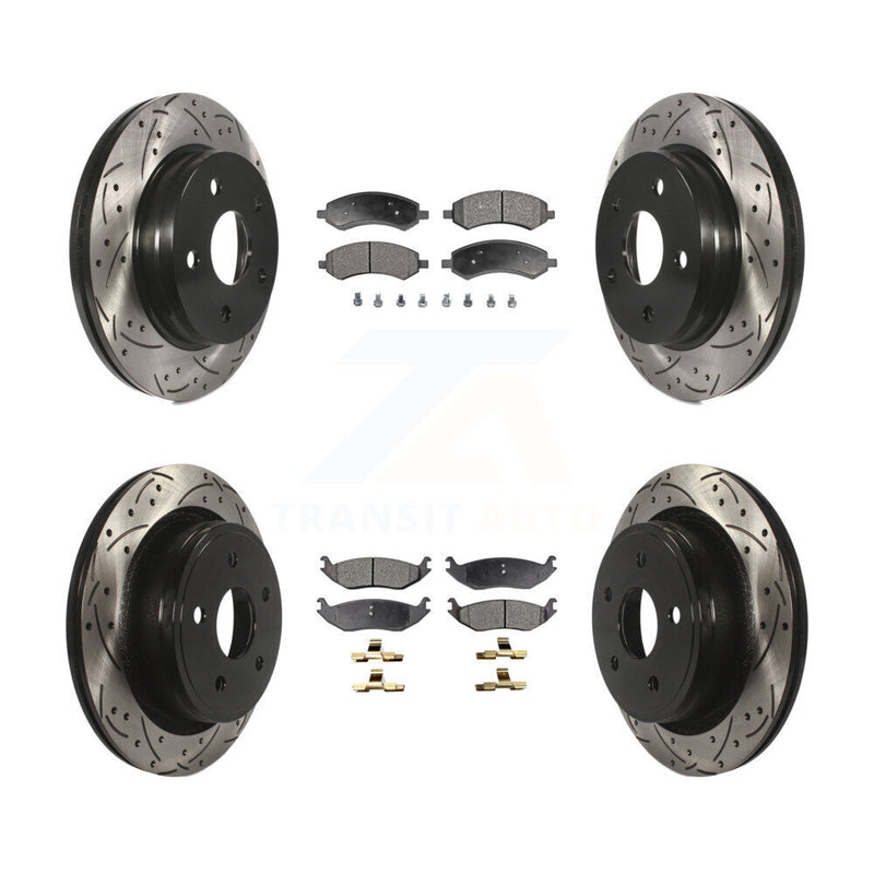 Transit Auto KDT-100250 Disc Brake Kit for 2006-2023 Ram 1500 Classic, Ram 1500 and More - Front and Rear