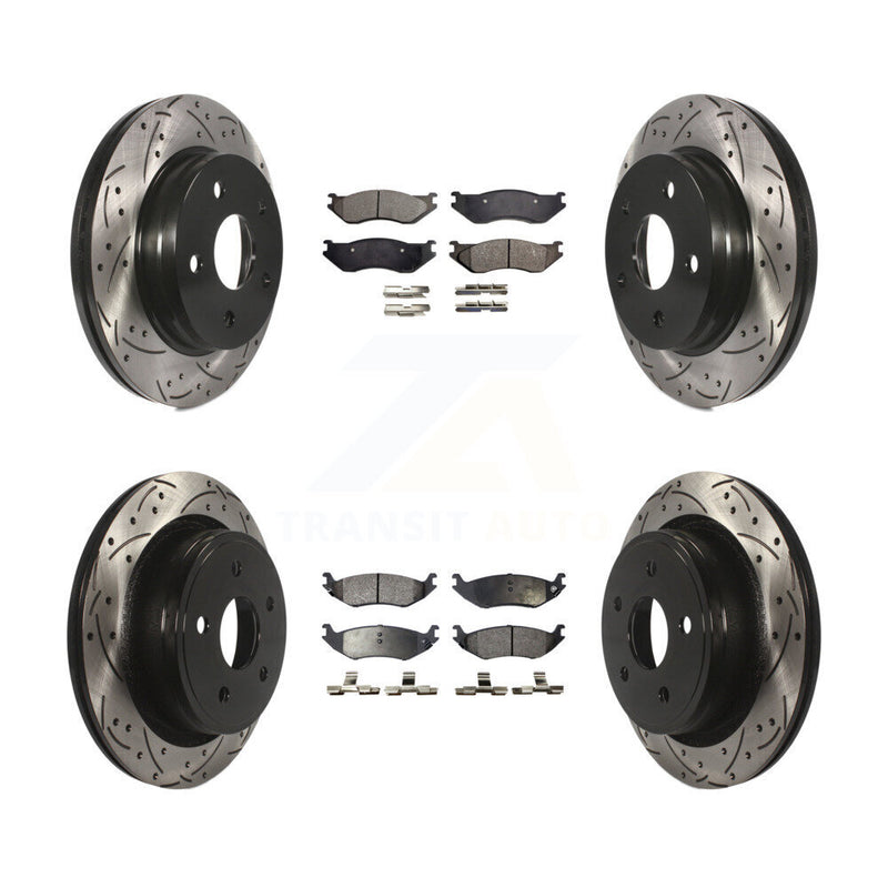 Transit Auto KDT-100251 Disc Brake Kit for 2002-2004 Dodge Ram 1500 - Front and Rear