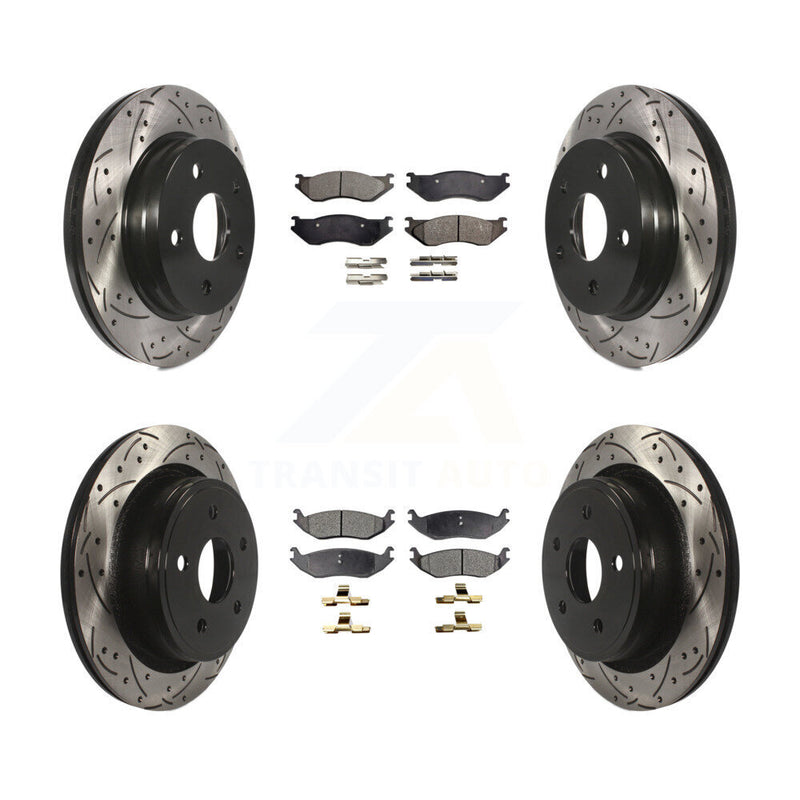 Transit Auto KDT-100252 Disc Brake Kit for 2004-2006 Dodge Ram 1500, Dodge Durango - Front and Rear