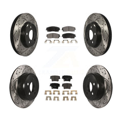 Transit Auto KDT-100253 Disc Brake Kit for 2005-2023 Dodge Charger, Dodge Challenger and More - Front and Rear