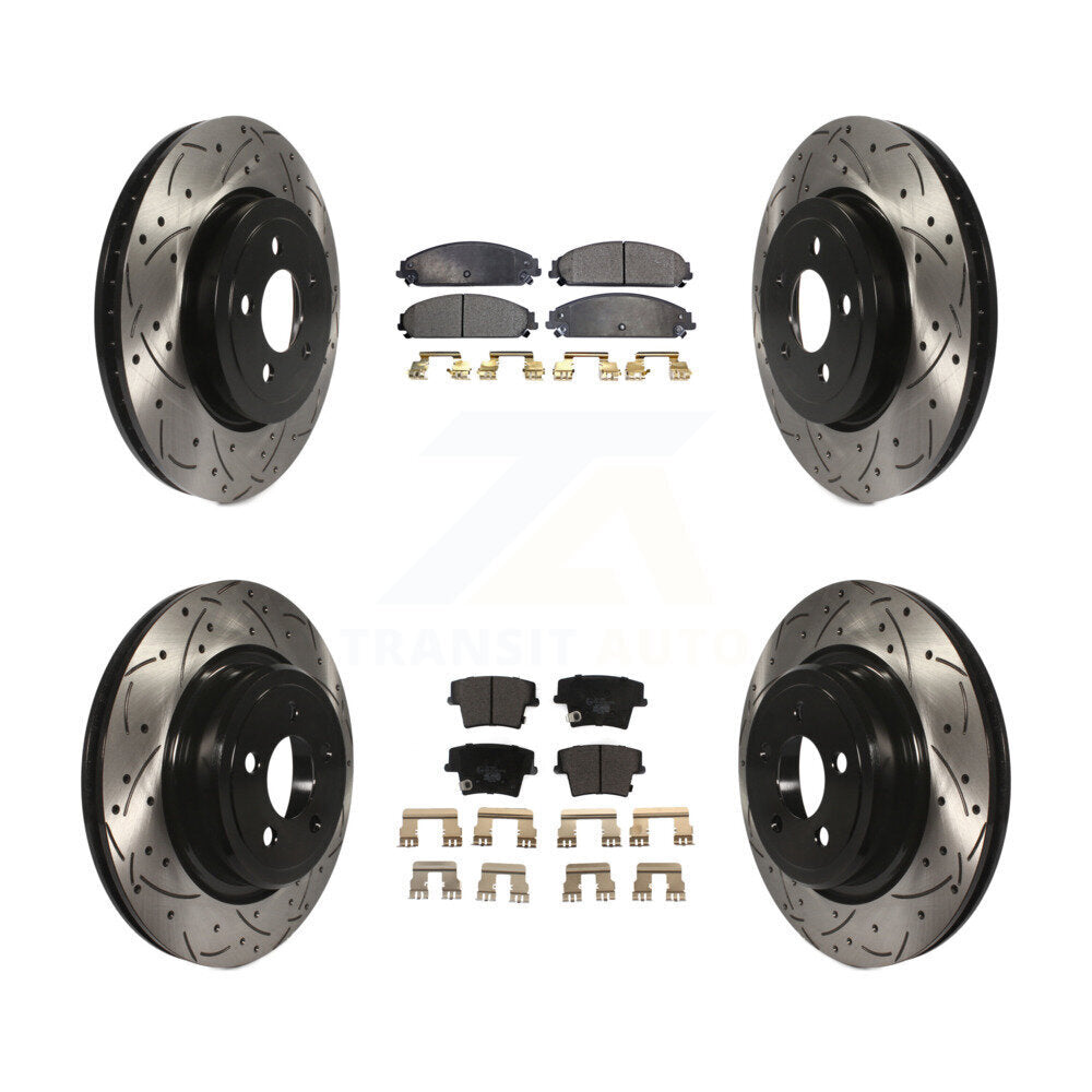 Transit Auto KDT-100257 Disc Brake Kit for 2006-2013 Dodge Charger - Front and Rear