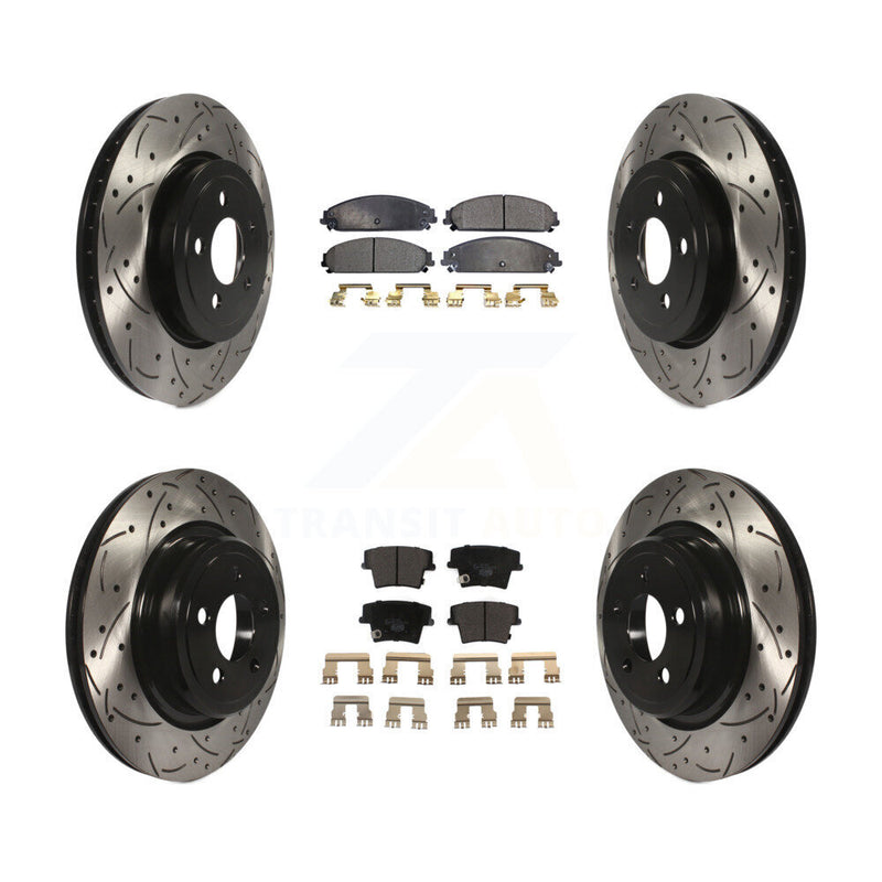 Transit Auto KDT-100257 Disc Brake Kit for 2006-2013 Dodge Charger - Front and Rear