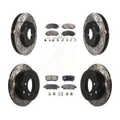 Transit Auto KDT-100258 Disc Brake Kit for 2007-2016 Mitsubishi Lancer, Dodge Caliber - Front and Rear