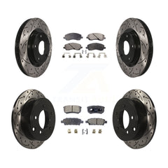 Transit Auto KDT-100260 Disc Brake Kit for 2007-2017 Chrysler 200, Dodge Caliber and More - Front and Rear