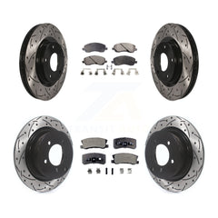 Transit Auto KDT-100261 Disc Brake Kit for 2007-2017 Mitsubishi Lancer, Mitsubishi Outlander and More - Front and Rear