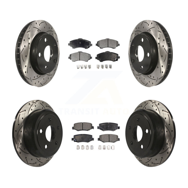 Transit Auto KDT-100265 Disc Brake Kit for 2007-2017 Jeep Wrangler - Front and Rear