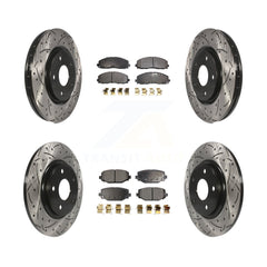 Transit Auto KDT-100270 Disc Brake Kit for 2012-2020 Dodge Grand Caravan, Dodge Journey and More - Front and Rear