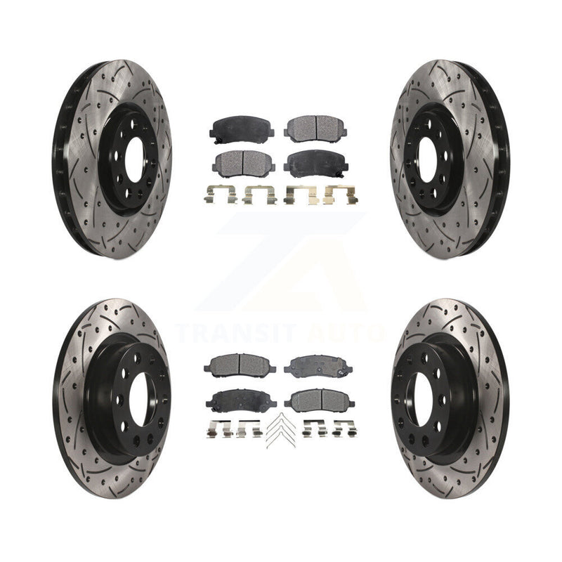 Transit Auto KDT-100271 Disc Brake Kit for 2013-2016 Dodge Dart - Front and Rear