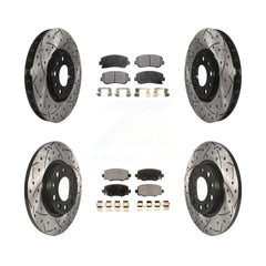 Transit Auto KDT-100272 Disc Brake Kit for 2015-2017 Chrysler 200 - Front and Rear