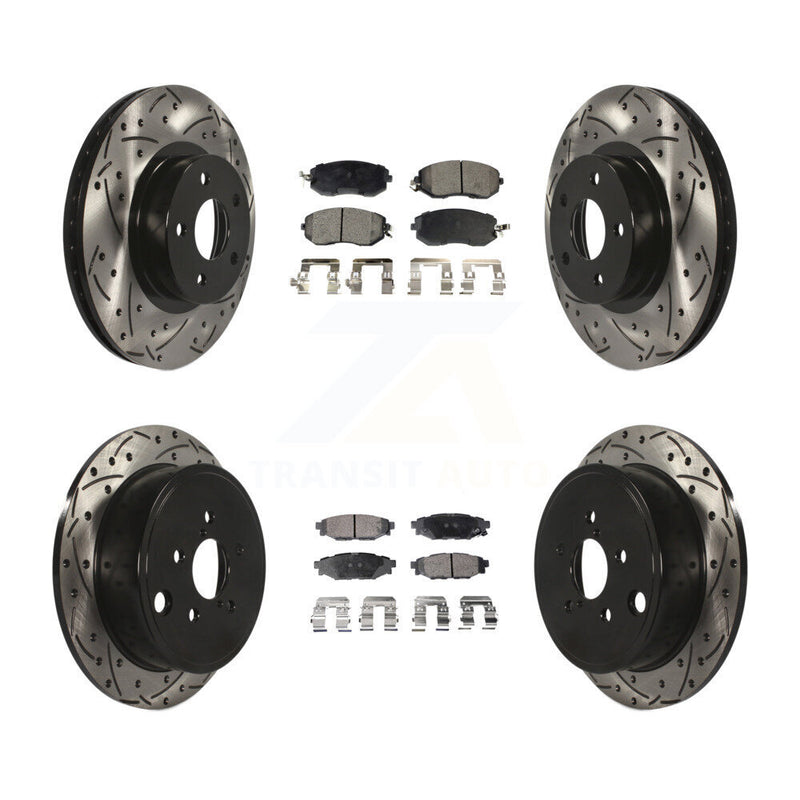 Transit Auto KDT-100274 Disc Brake Kit for 2011 Subaru Impreza - Front and Rear