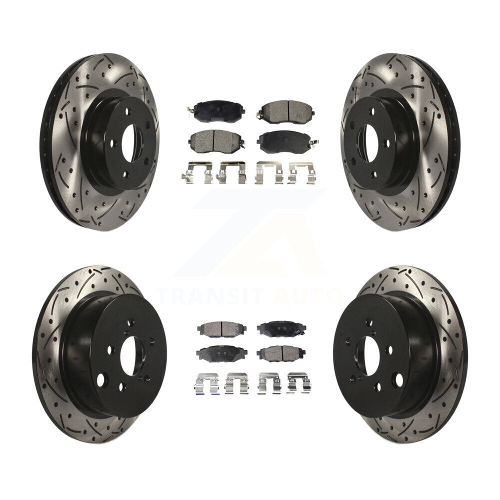 Transit Auto KDT-100275 Disc Brake Kit for 2012-2016 Subaru Impreza - Front and Rear
