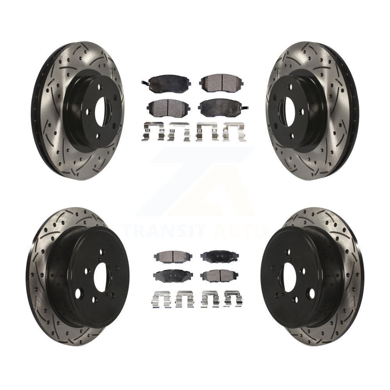 Transit Auto KDT-100276 Disc Brake Kit for 2008-2010 Subaru Impreza - Front and Rear
