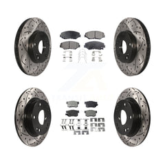 Transit Auto KDT-100279 Disc Brake Kit for 2013-2015 Honda Civic, Acura ILX - Front and Rear