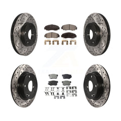 Transit Auto KDT-100282 Disc Brake Kit for 2006-2011 Acura CSX - Front and Rear