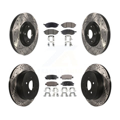 Transit Auto KDT-100284 Disc Brake Kit for 2011-2017 INFINITI QX70, Nissan Murano - Front and Rear