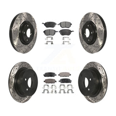 Transit Auto KDT-100287 Disc Brake Kit for 2005-2008 Nissan Altima, Nissan Maxima - Front and Rear