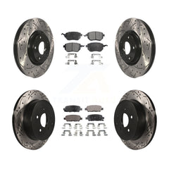 Transit Auto KDT-100288 Disc Brake Kit for 2005-2012 Nissan Murano - Front and Rear