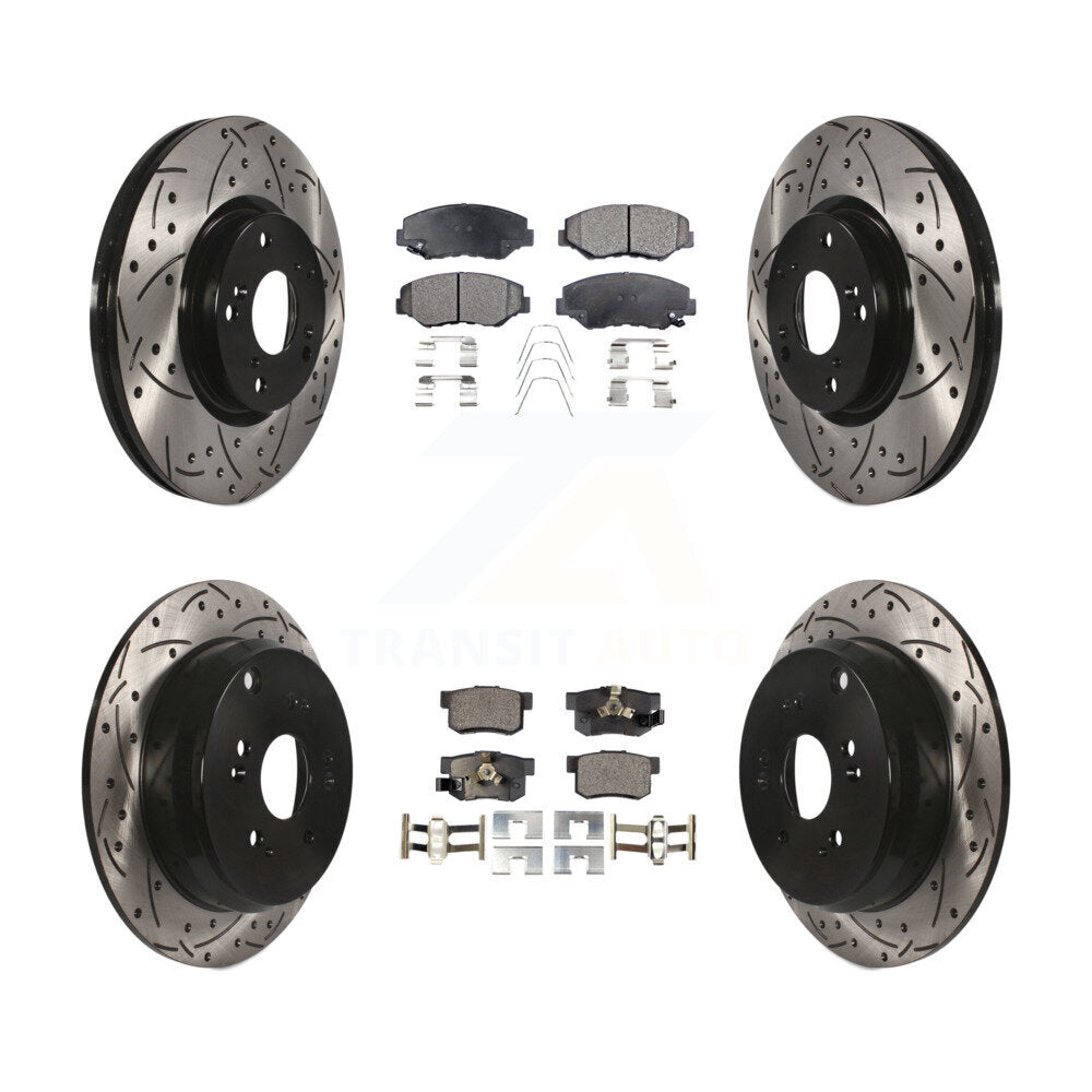 Transit Auto KDT-100290 Disc Brake Kit for 2005-2006 Honda CR-V - Front and Rear