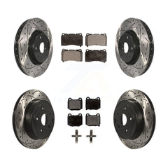 Transit Auto KDT-100292 Disc Brake Kit for 2008-2017 Subaru WRX STI, Subaru Impreza - Front and Rear