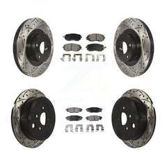 Transit Auto KDT-100295 Disc Brake Kit for 2011-2014 Subaru Impreza, Subaru Legacy and More - Front and Rear