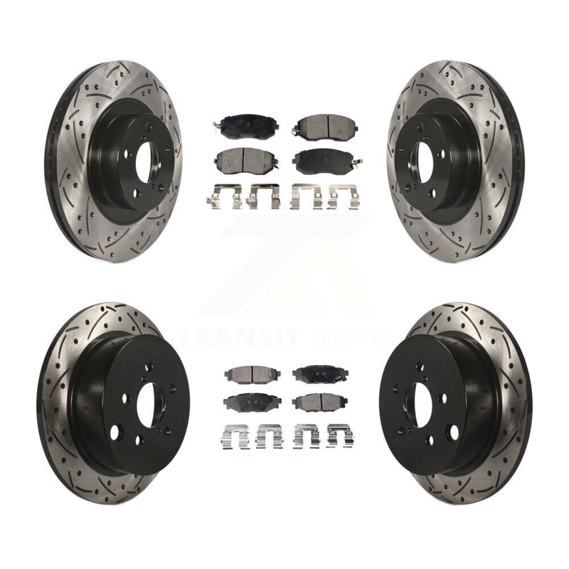 Transit Auto KDT-100296 Disc Brake Kit for 2013-2018 Subaru Crosstrek, Subaru Forester, Subaru XV Crosstrek - Front and Rear