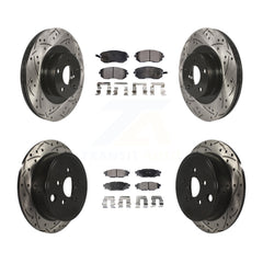 Transit Auto KDT-100297 Disc Brake Kit for 2008-2013 Subaru WRX, Subaru Legacy and More - Front and Rear