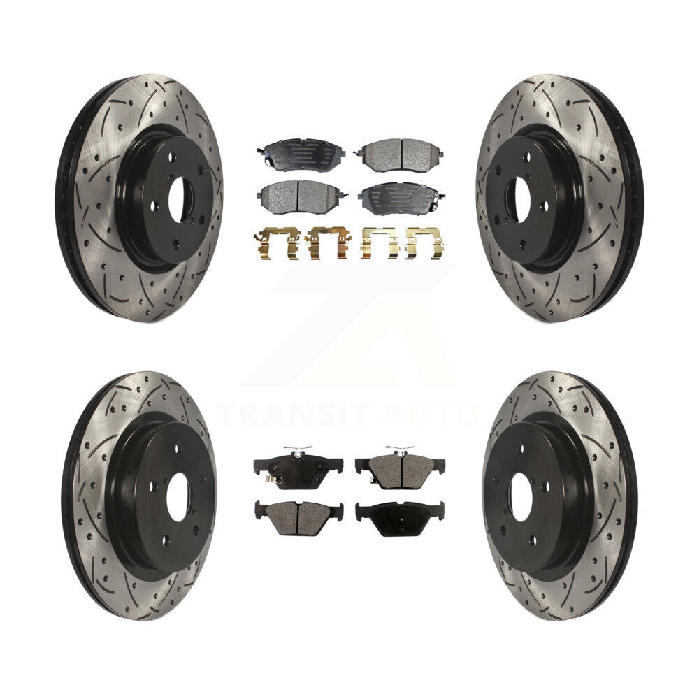Transit Auto KDT-100298 Disc Brake Kit for 2015-2021 Subaru WRX, Subaru Legacy, Subaru Outback - Front and Rear