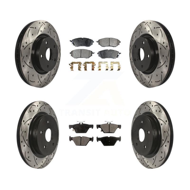 Transit Auto KDT-100298 Disc Brake Kit for 2015-2021 Subaru WRX, Subaru Legacy, Subaru Outback - Front and Rear