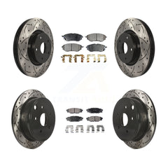 Transit Auto KDT-100299 Disc Brake Kit for 2015-2019 Subaru WRX - Front and Rear