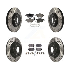 Transit Auto KDT-100305 Disc Brake Kit for 2009-2018 Volkswagen Tiguan Limited, Audi Q3 and More - Front and Rear